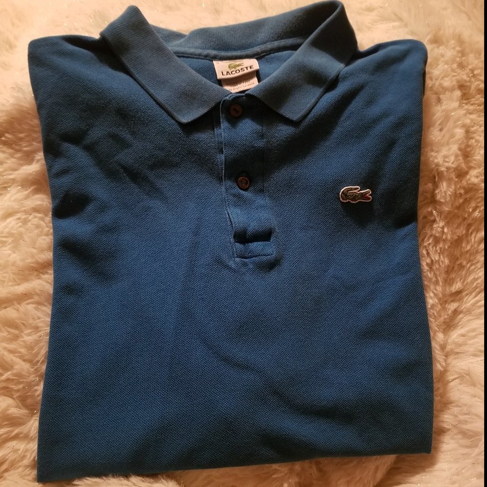 Lacoste Blue Polo Style Shirt Sz 9 4X
